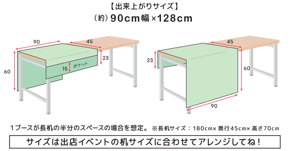 イベント出展者の必需品！「あの敷き布」の作り方を公開しました ｜ クラフトタウン